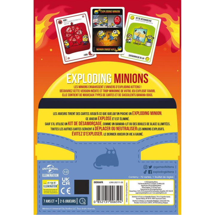 Exploding Minions - BOARD GAMES