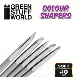 OUTILS DE SCULPTURE - Pinceau Silicone - Colour Shapers TAILLE 0 - WHITE SOFT