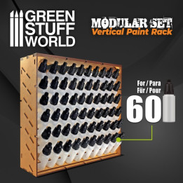 Modular Paint Rack - VERTICAL 17ml - HOBBY DISPLAYS