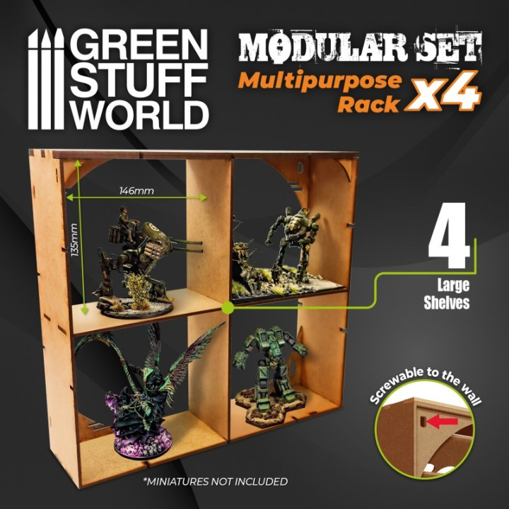 MDF Multipurpose Rack x4 - TO SORT