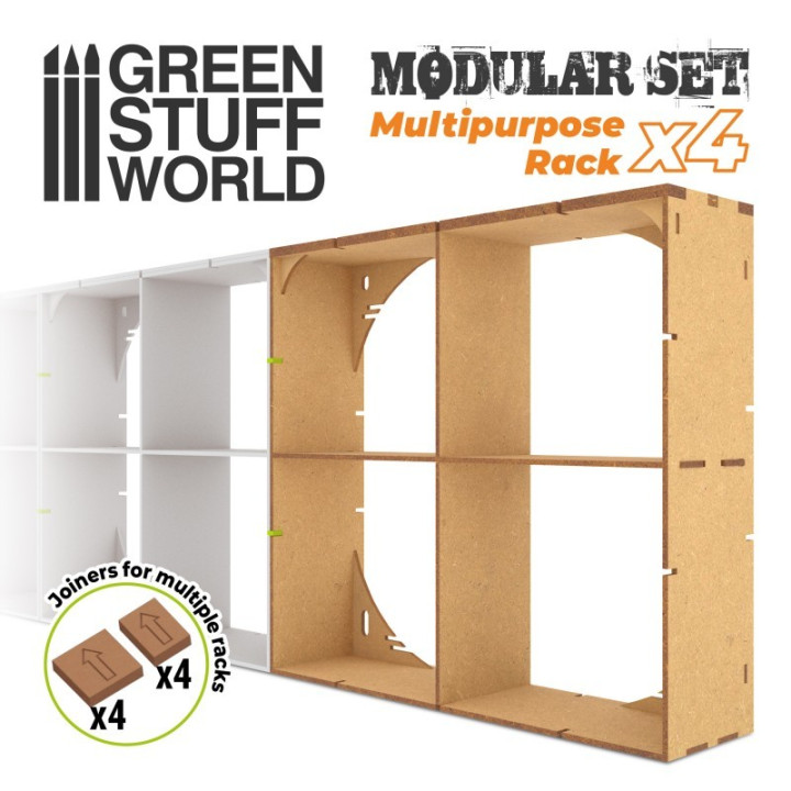 Support multifonctionnel en MDF x4 - SORTEGGIARE