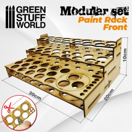 Modular Paint Rack - FRONT - HOBBY DISPLAYS