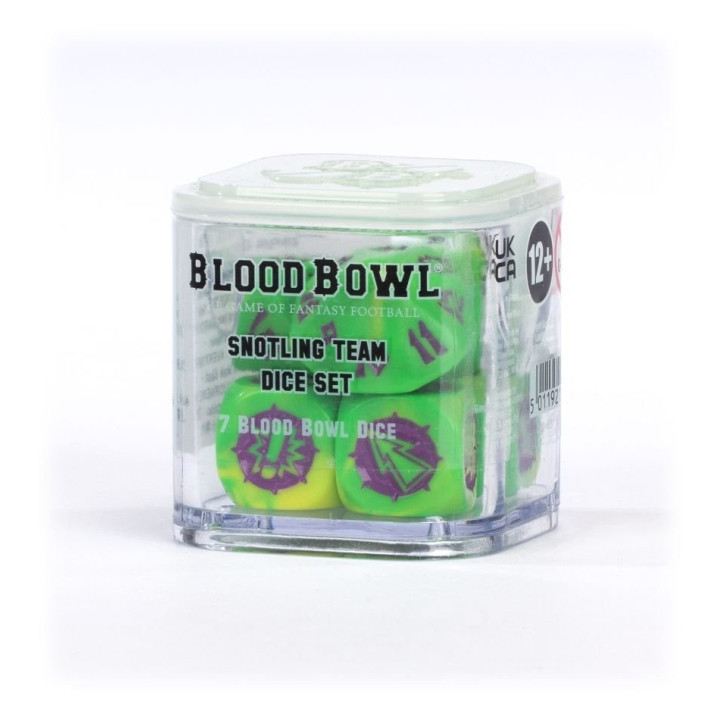Blood Bowl Snotling Team Dice Set - MINIS