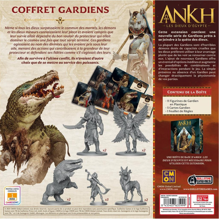 Ankh : Les Dieux d'Egypte - Coffret Gardien - BOARD GAMES
