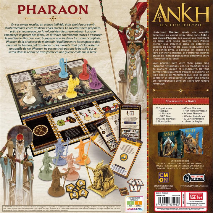 Ankh : Les Dieux d'Egypte - Pharaon - BOARD GAMES