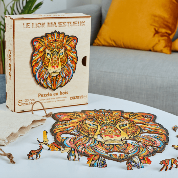 PUZZLES - Puzzle en Bois "Creatif Puzzle" - Taille Petite