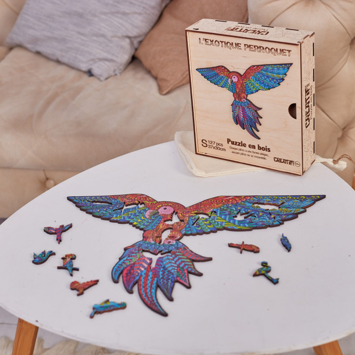 PUZZLES - Puzzle en Bois "Creatif Puzzle" - Taille Petite