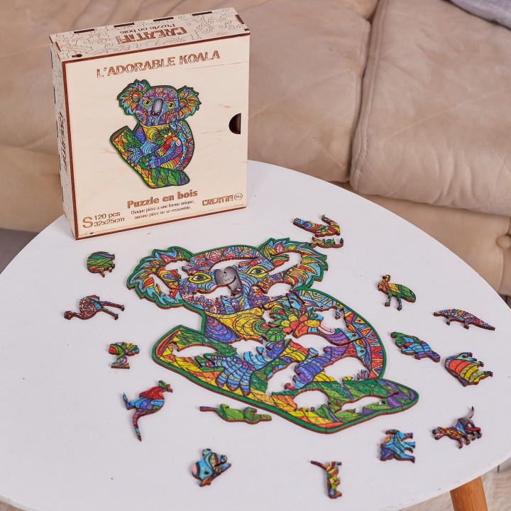 PUZZLES - Puzzle en Bois "Creatif Puzzle" - Taille Petite