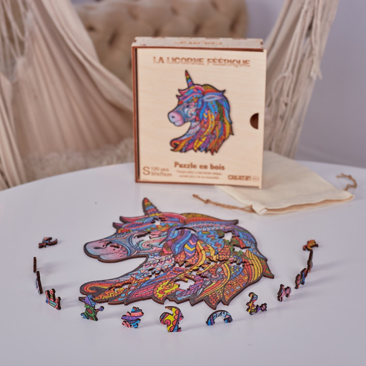 PUZZLES - Puzzle en Bois "Creatif Puzzle" - Taille Petite