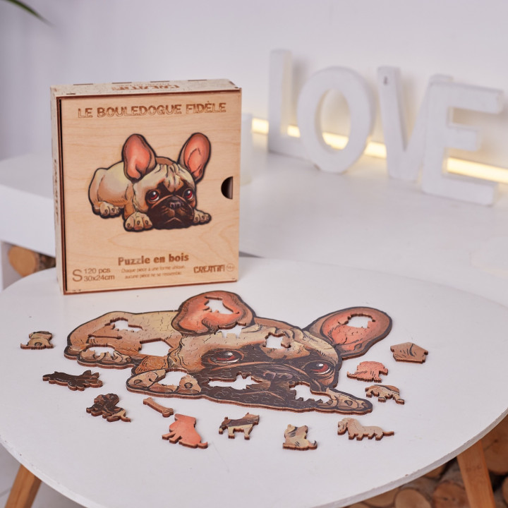 PUZZLES - Puzzle en Bois "Creatif Puzzle" - Taille Petite