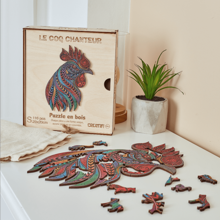 PUZZLES - Puzzle en Bois "Creatif Puzzle" - Taille Petite