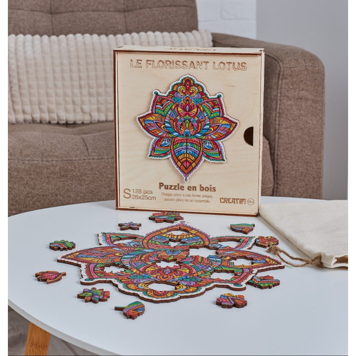PUZZLES - Puzzle en Bois "Creatif Puzzle" - Taille Petite