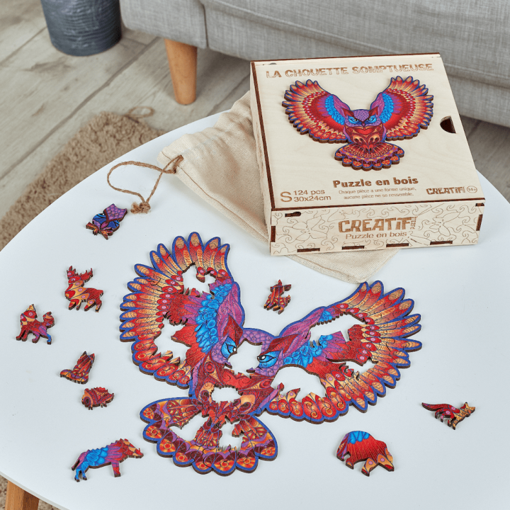 PUZZLES - Puzzle en Bois "Creatif Puzzle" - Taille Petite
