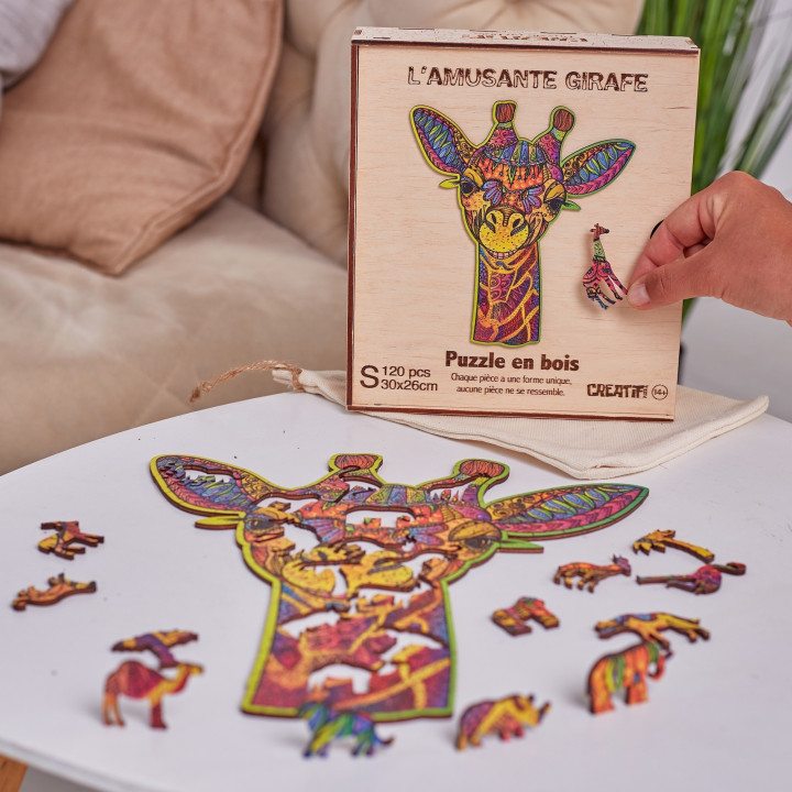 PUZZLES - Puzzle en Bois "Creatif Puzzle" - Taille Petite