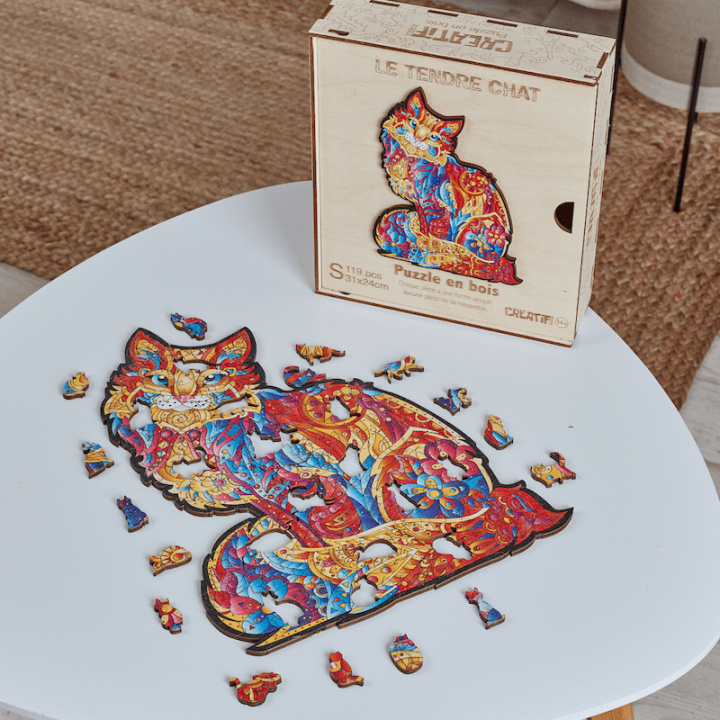 PUZZLES - Puzzle en Bois "Creatif Puzzle" - Taille Petite