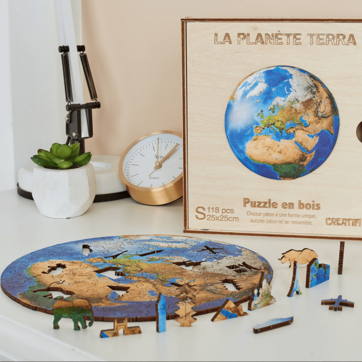 PUZZLES - Puzzle en Bois "Creatif Puzzle" - Taille Petite