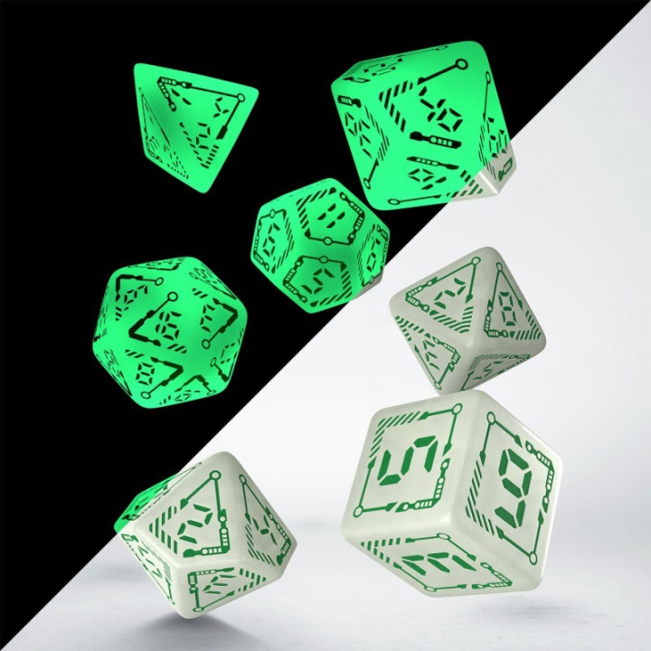 ACCESSOIRES JEUX DE SOCIÉTÉ - Digital Glow in the Dark Dice Set
