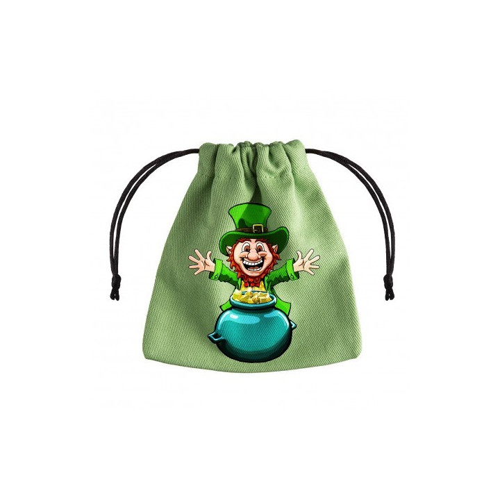 ACCESSOIRES JEUX DE SOCIÉTÉ - Lucky Green Dice Bag - Pot of Gold