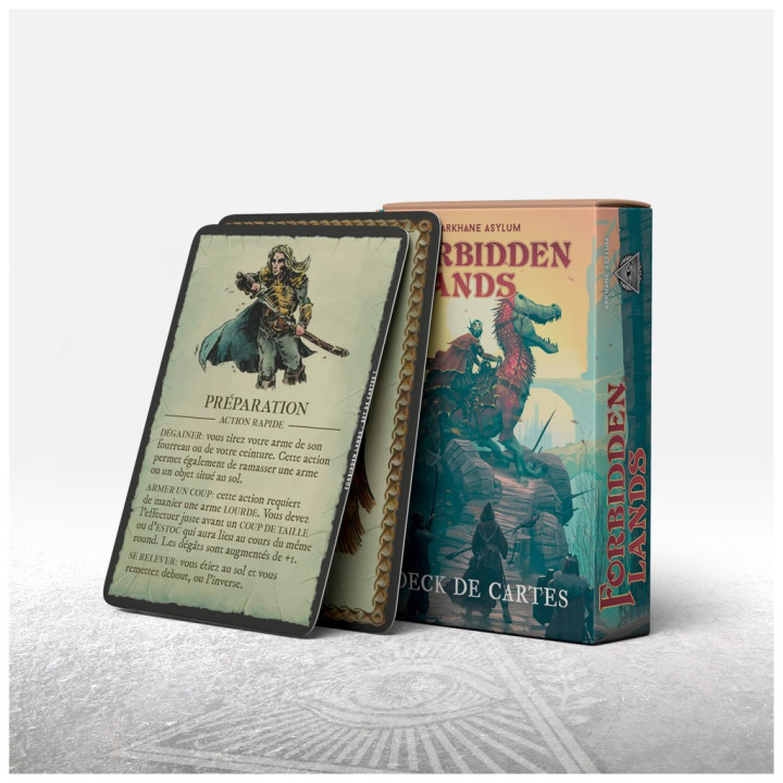 Forbidden Lands - Deck De Cartes - MEDIEVALE E FANTASY