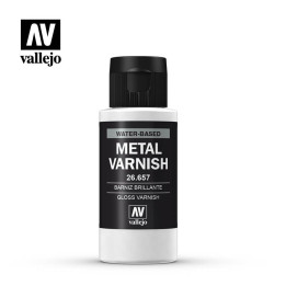 PEINTURES - Vallejo Auxiliary - Gloss Metal Varnish 60ml (26.657)