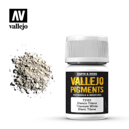 PEINTURES - Vallejo Pigments - Titanium White (73.101)