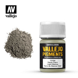 PEINTURES - Vallejo Pigments - Light Sienna (73.104)