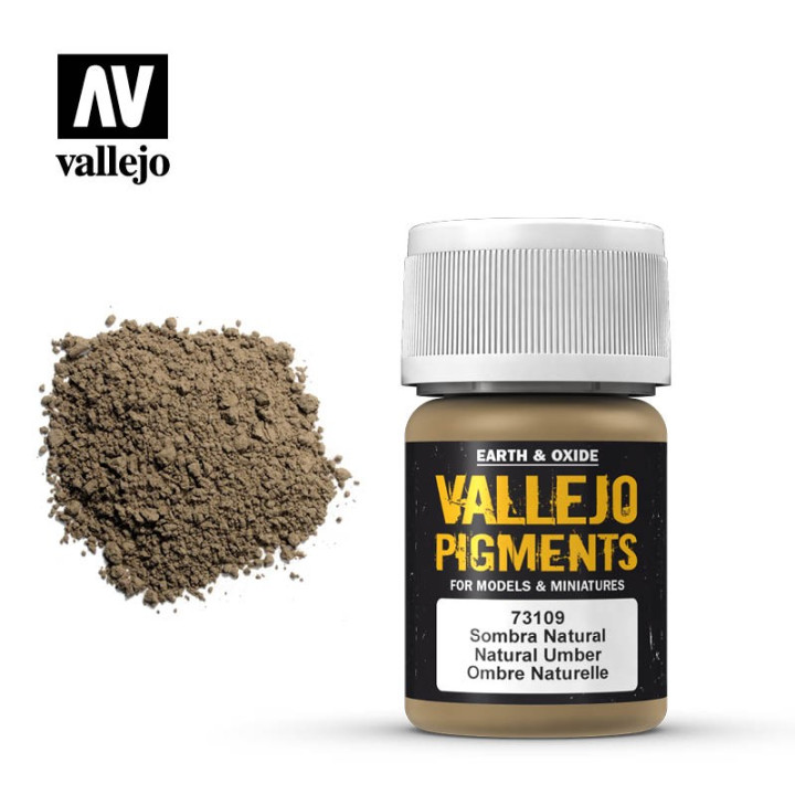 Vallejo Pigments - Natural Umber (73.109) - PITTURE