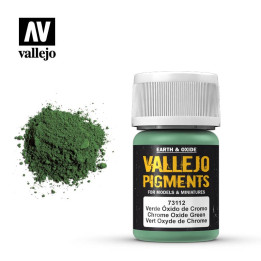 PEINTURES - Vallejo Pigments - Chrome Oxide Green (73.112)