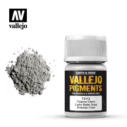 PEINTURES - Vallejo Pigments - Light Slate Grey (73.113)