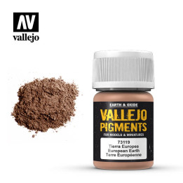 PEINTURES - Vallejo Pigments - European Earth (73.119)
