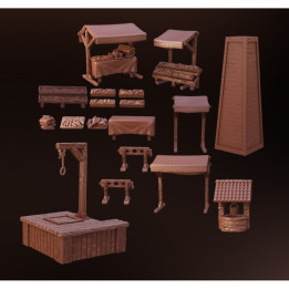 Terrain Crate: Village Square - LAND