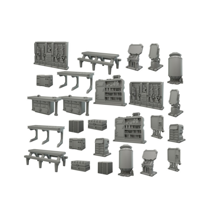 TERRAINS - Terrain Crate: Décors de Vaisseau