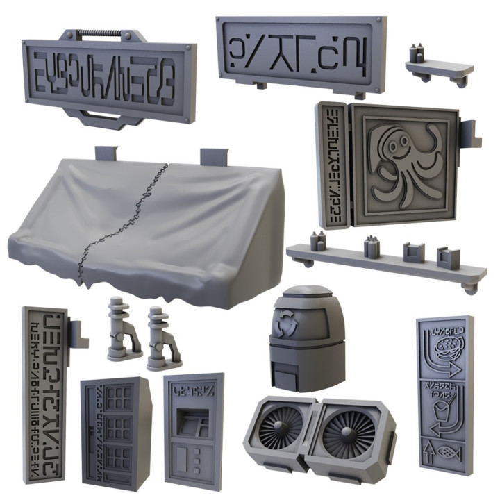 TERRAINS - Terrain Crate: Battlezone Street Accessories