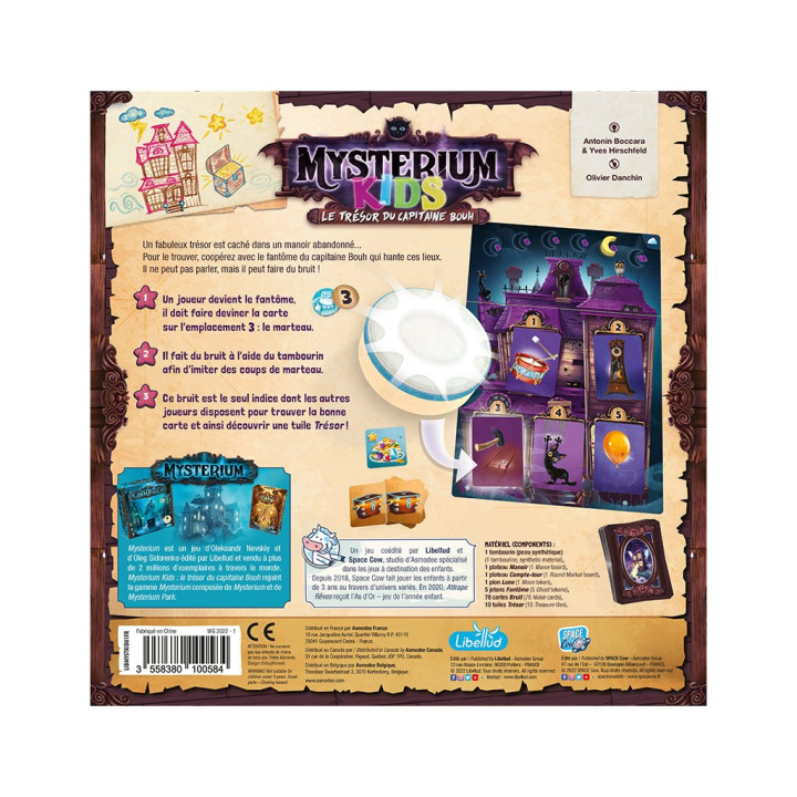 Mysterium Kids : Le Trésor du Capitaine Bouh - BOARD GAMES