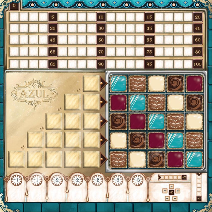 Azul - Maître Chocolatier - BOARD GAMES