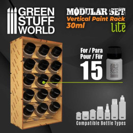 Présentoir de peinture vertical 30ml - LITE - DISPLAY HOBBY
