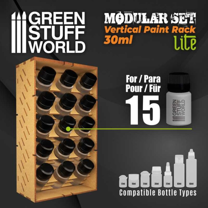 Présentoir de peinture vertical 30ml - LITE - DISPLAY HOBBY