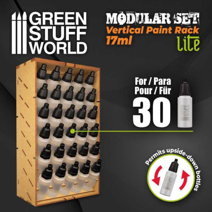 Vertical Paint Organiser 17ml - LITE - HOBBY DISPLAYS