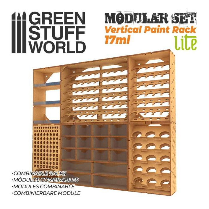 Vertical Paint Organiser 17ml - LITE - HOBBY DISPLAYS