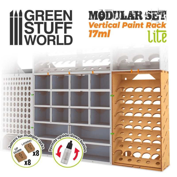 Présentoir de peinture vertical 17ml - LITE - DISPLAY HOBBY