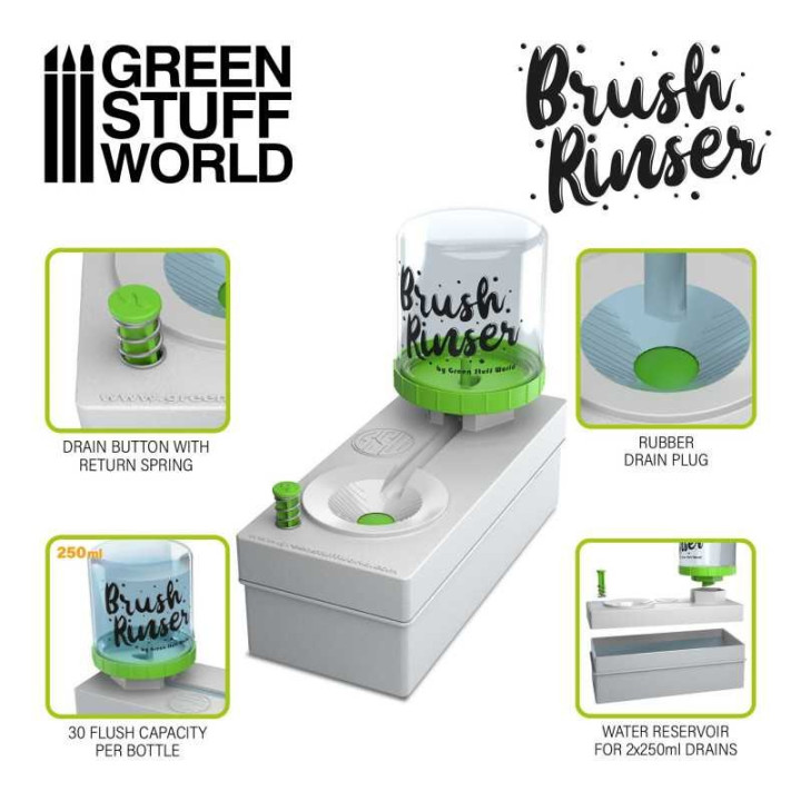Brush Rinster - Green Stuff World - MODELLING TOOLS + ACCESSORIES