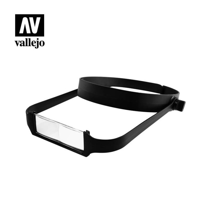LAMPES MODÉLISME - Lightweight Headband Magnifier with 4 Lenses (T14001)