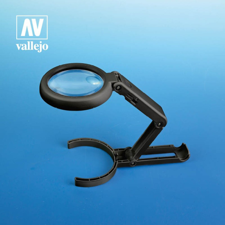 LAMPES MODÉLISME - Foldable LED Magnifier (with inbuilt stand) (T14002)