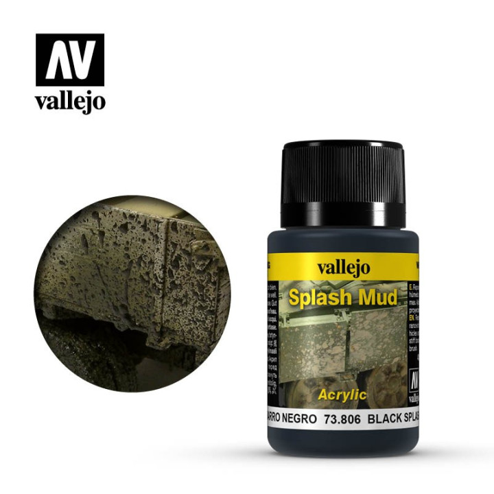 PEINTURES - Weathering Effects - Black Splash Mud (73.806)