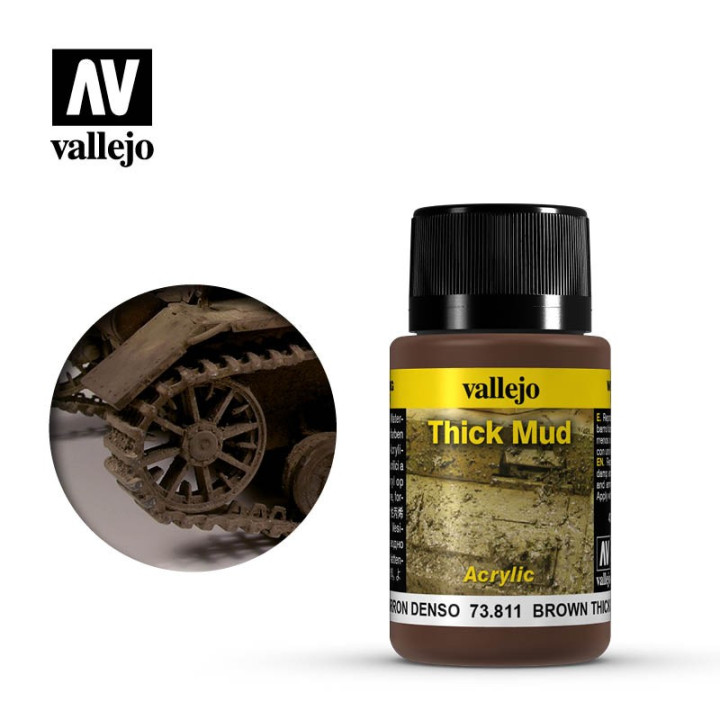 PEINTURES - Weathering Effects - Brown Thick Mud (73.811)