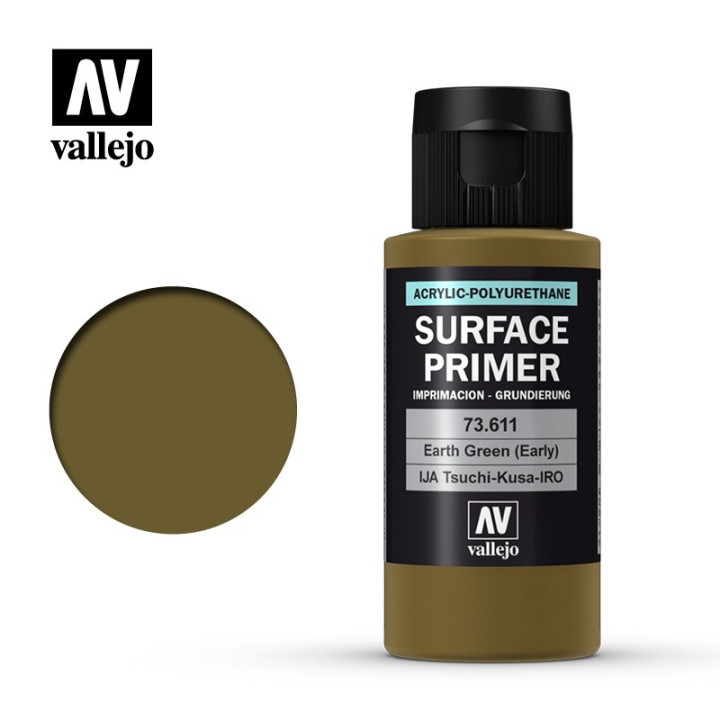 PEINTURES - Surface Primer - IJA-Tsuchi-Kusa-IRO Earth Green (early) (73.611)