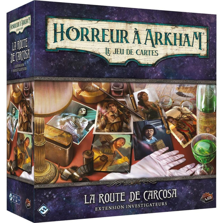 JEUX DE CARTES - Horreur à Arkham : Le Jeu de Cartes - La Route de Carcosa - Extension Investigateurs