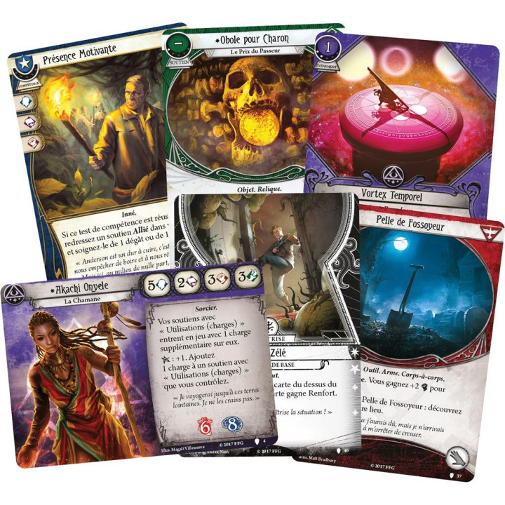 JEUX DE CARTES - Horreur à Arkham : Le Jeu de Cartes - La Route de Carcosa - Extension Investigateurs