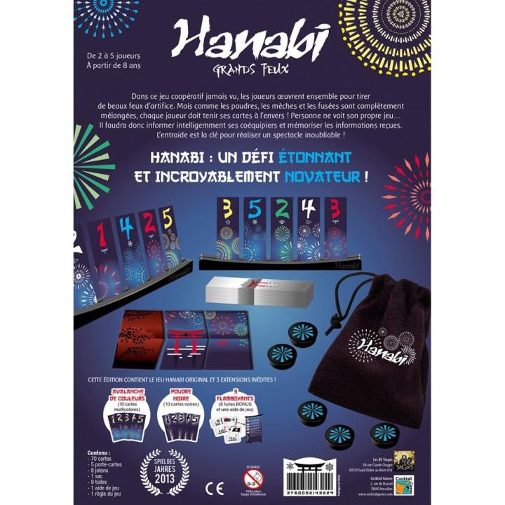 Hanabi - Grands Feux - COOPERATIVE GAMES