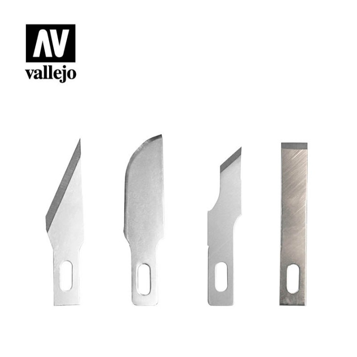 5 Assorted Blades for Knife no. 1 (T06010) - MODELLING TOOLS + ACCESSORIES